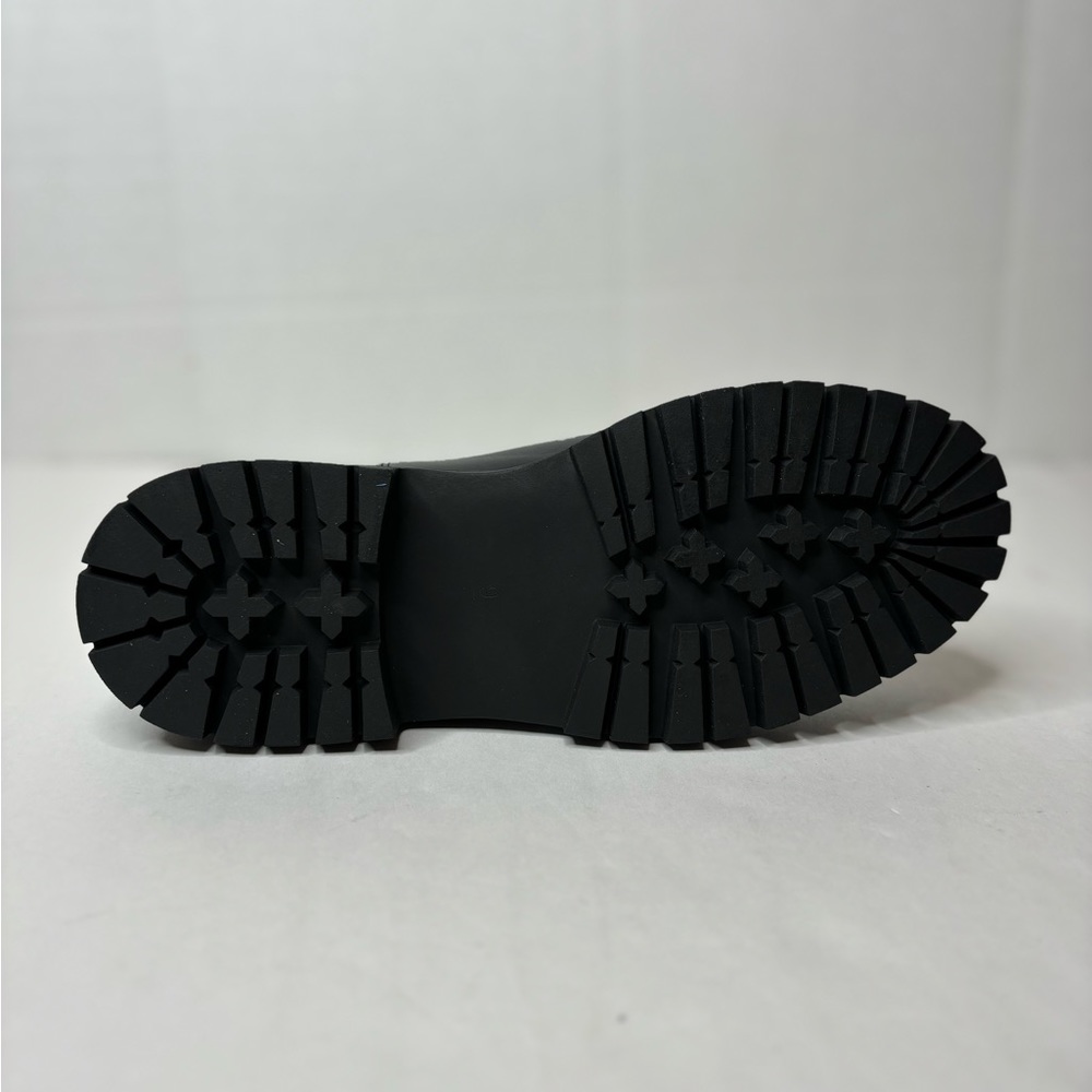 Steve Madden Ladie’s Leather Gore Chelsea boots Black Brand New pull on style - Picture 6 of 7